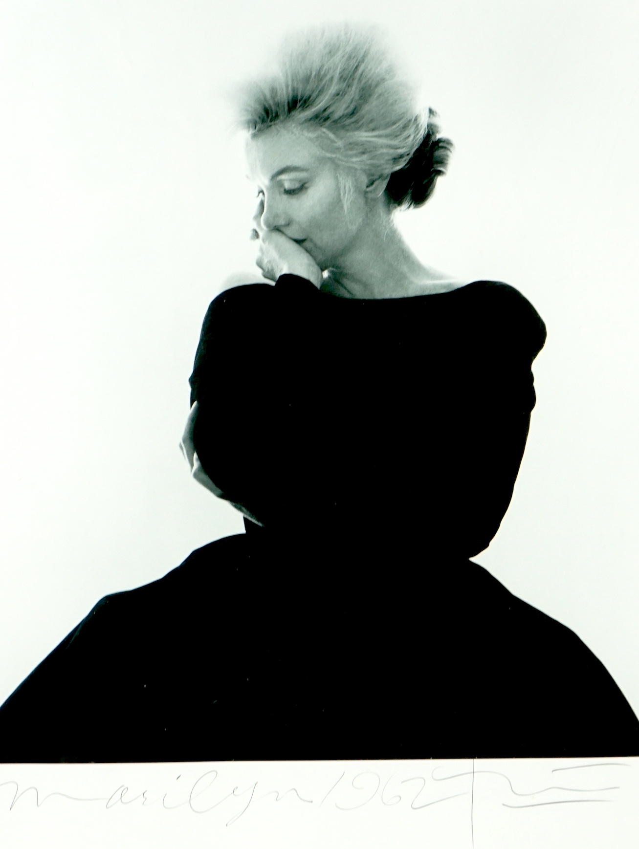 Bert Stern (American, 1929-2013), Marylin, Black Dior Dress, from The Last Sitting, 1962, Iris print 1994, 81 x 56.8cm